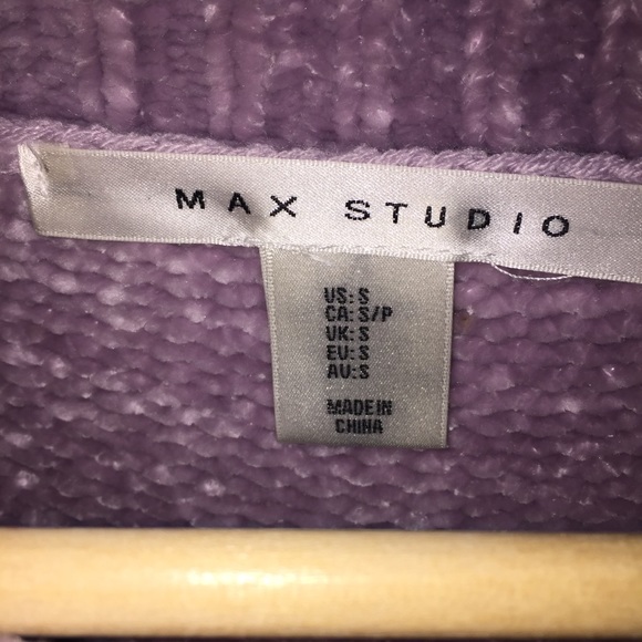 COPY - ❤️NWOT Max Studio soft velour like chunky sweater - Picture 6 of 7